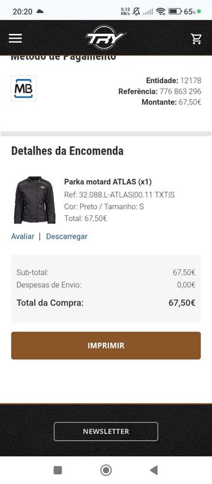 Casaco motard mulher