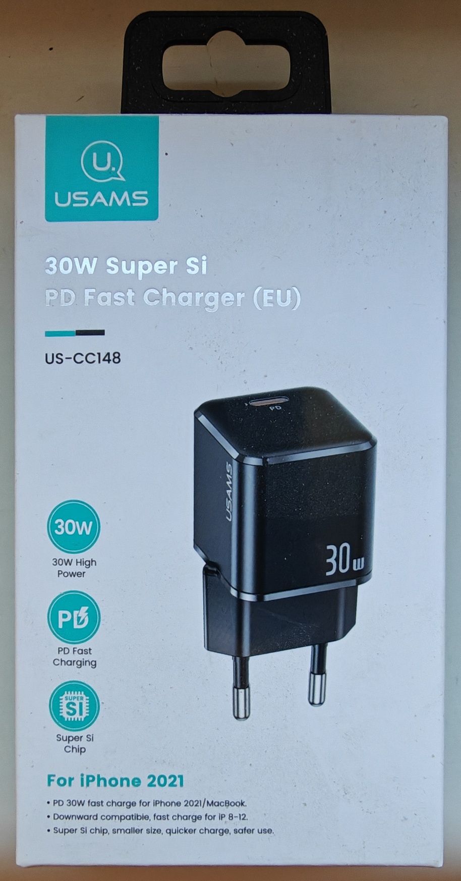 Сетевое зарядное устройство USAMS US-CC186 X-ron Series (30W)