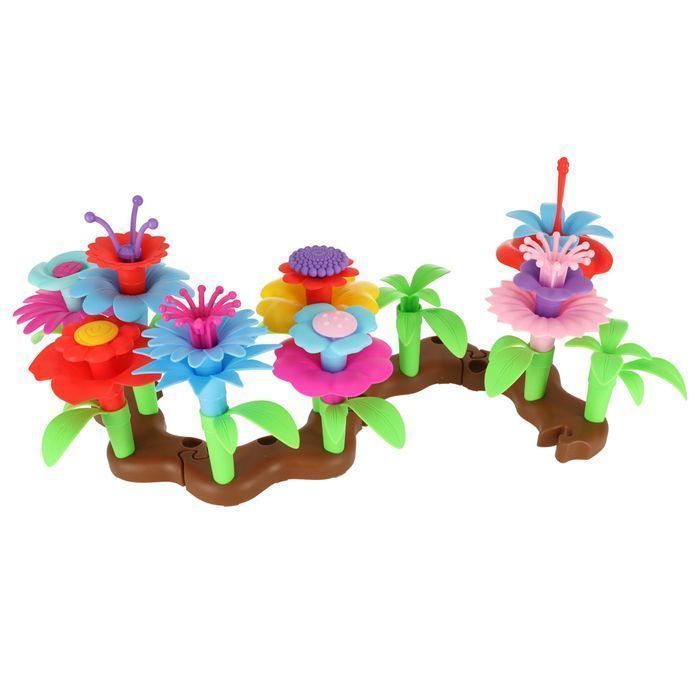 kwiatki klocki kreatywne ogród kwiatowy 48 elementów