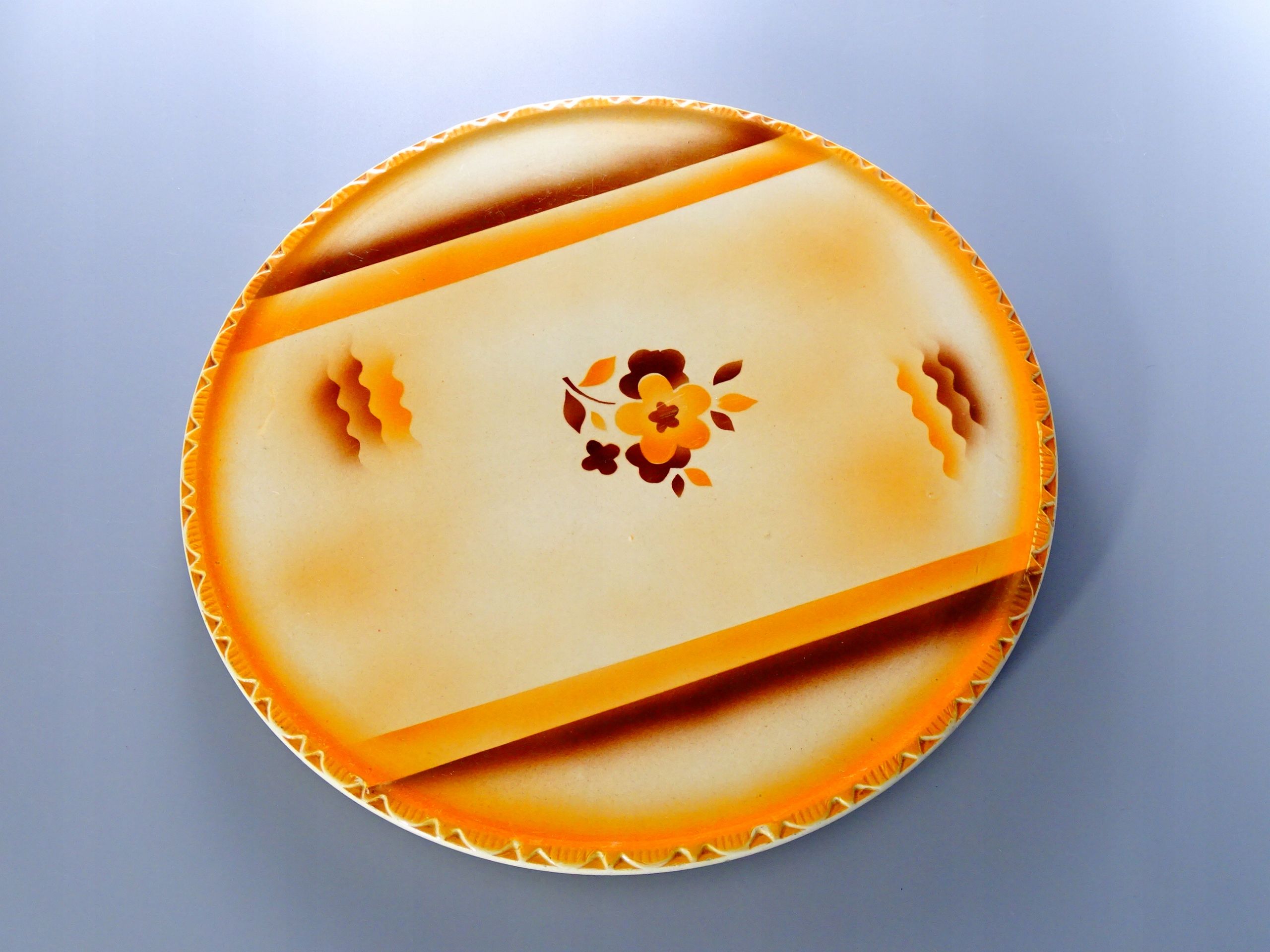 art deco zabytkowa ceramiczna tortownica