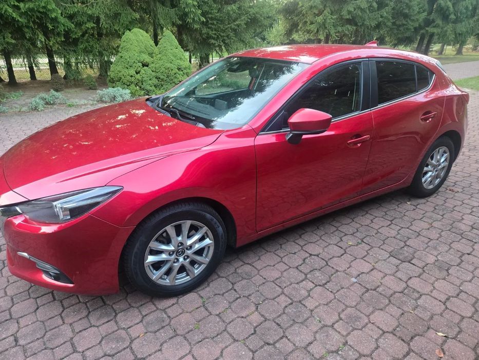 Mazda 3 Piękny kolor Red Soul, z salonu PL, jedyny właściciel
