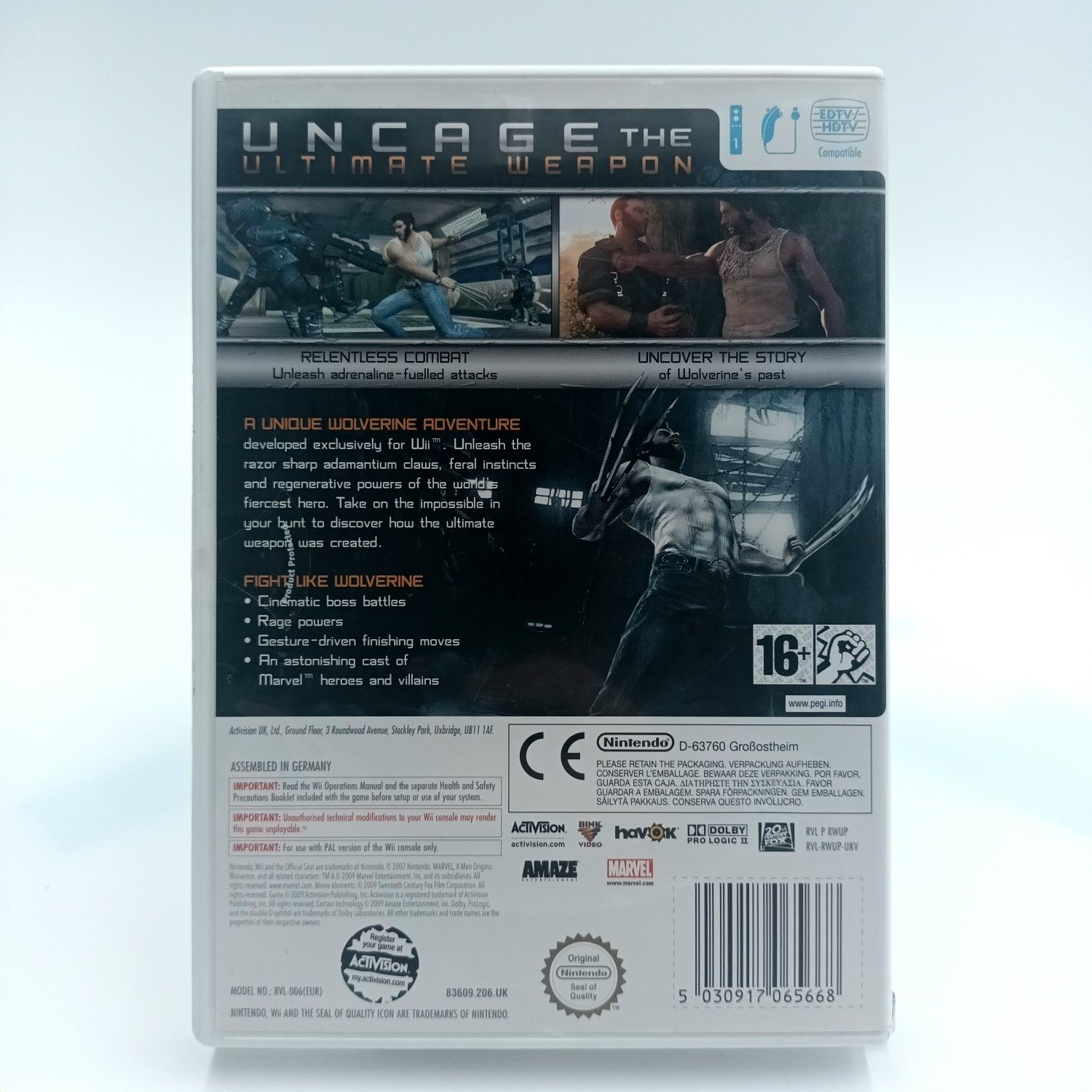 X-men Origins Wolverine Wii