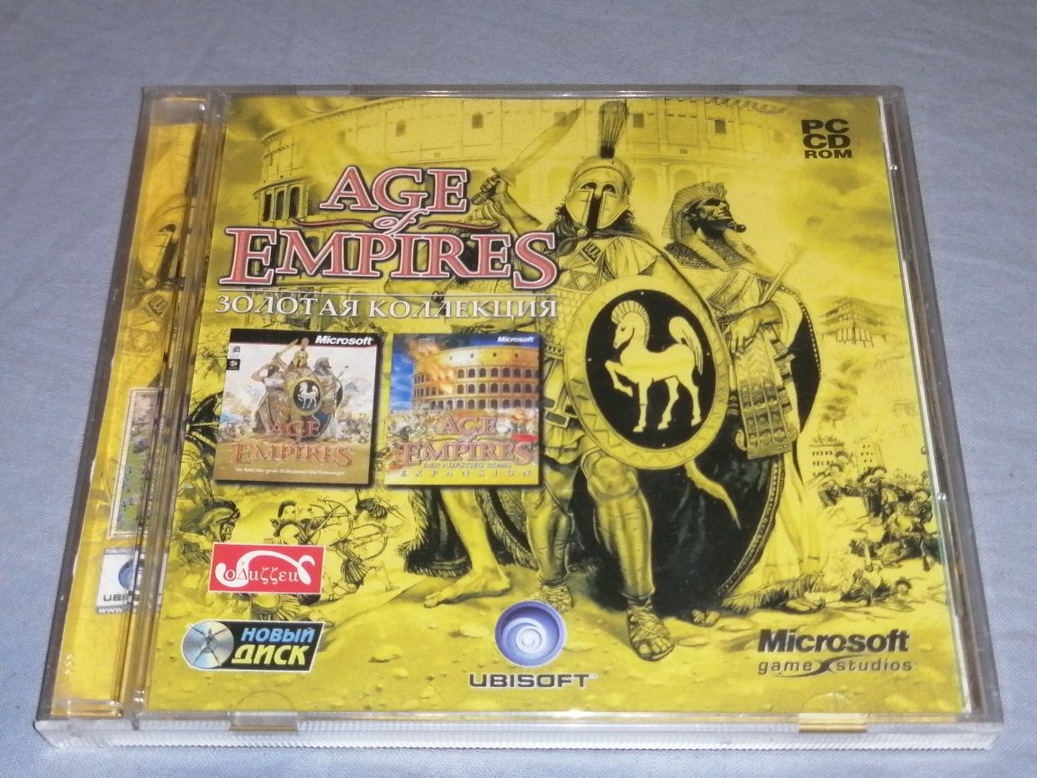 Age of Empires Золотое издание лицензия оригинал на одном DVD диске