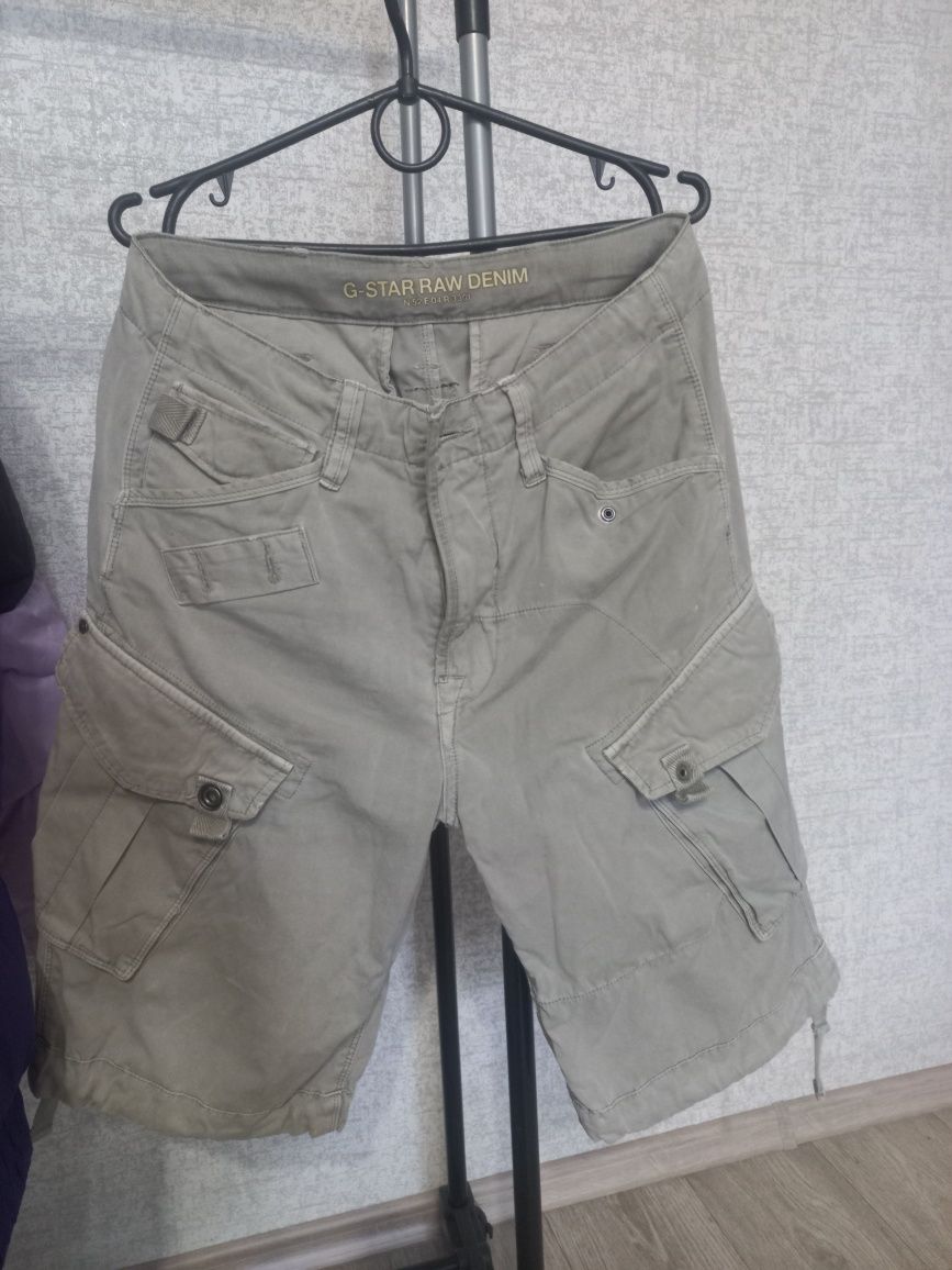 Бежевые шорты G-star Raw