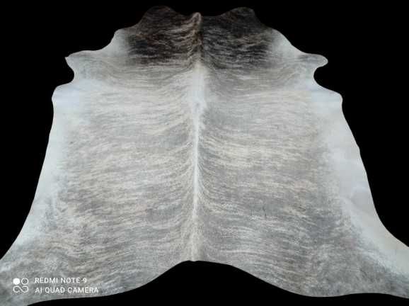 Dywan SKÓRA BYDLĘCA Tygrys szaro-beżowy Krowa naturalna UNIKAT