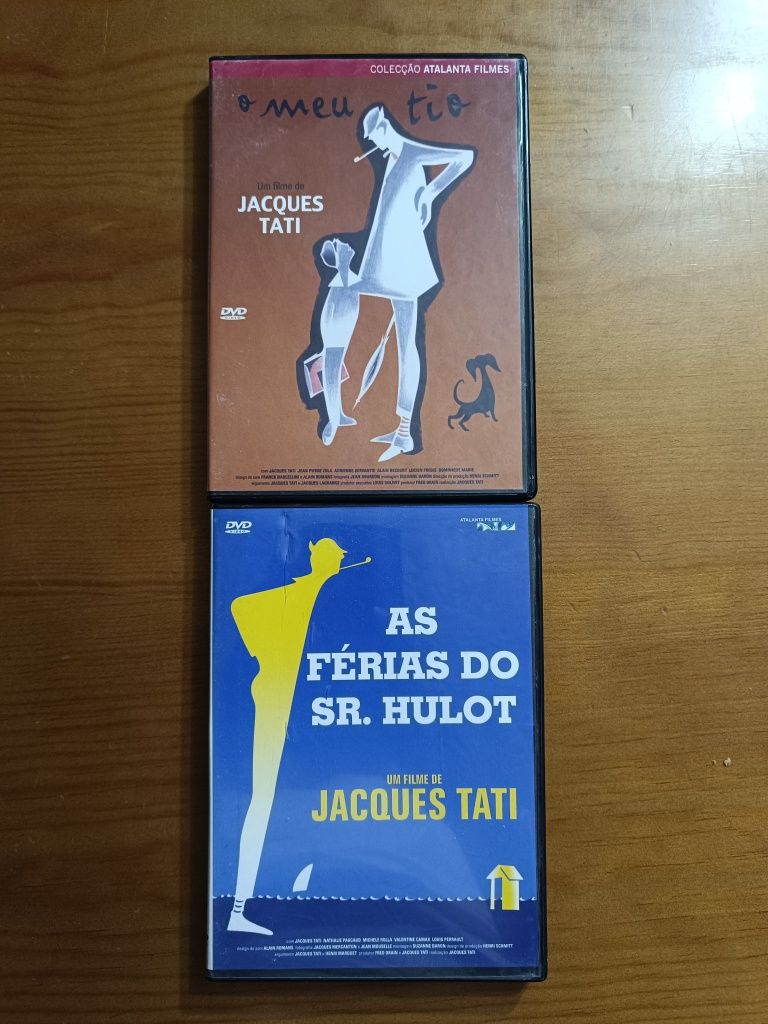 2 filmes clássicos de Jacques Tati em DVD (portes grátis)