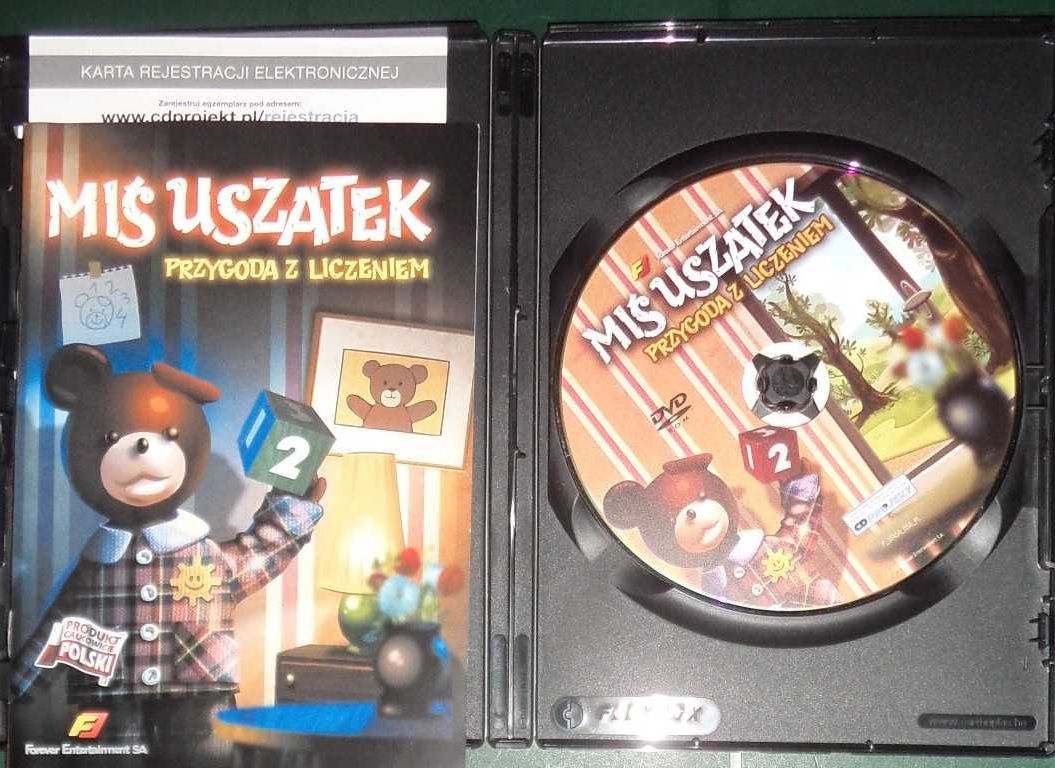 gra Miś Uszatek Przygoda z liczeniem PC CD BOX, CD Projekt 2011