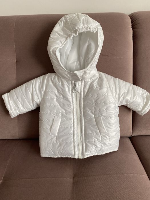 Kurtka biala na chrzest