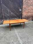 Stół tekowy duński rozkładany Henry Kjærnulf for Vejle Furniture 1960s