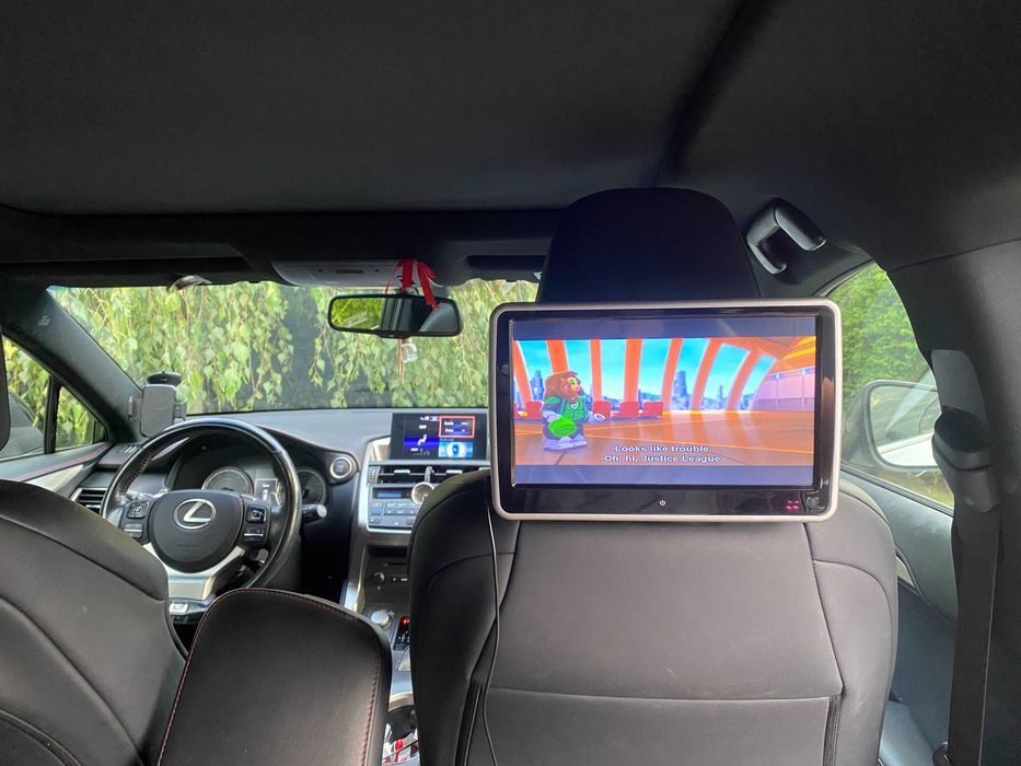 MONITOR na Zagłówek-zagłówkowy * DVD * USB * SD * słuchawki * pilot