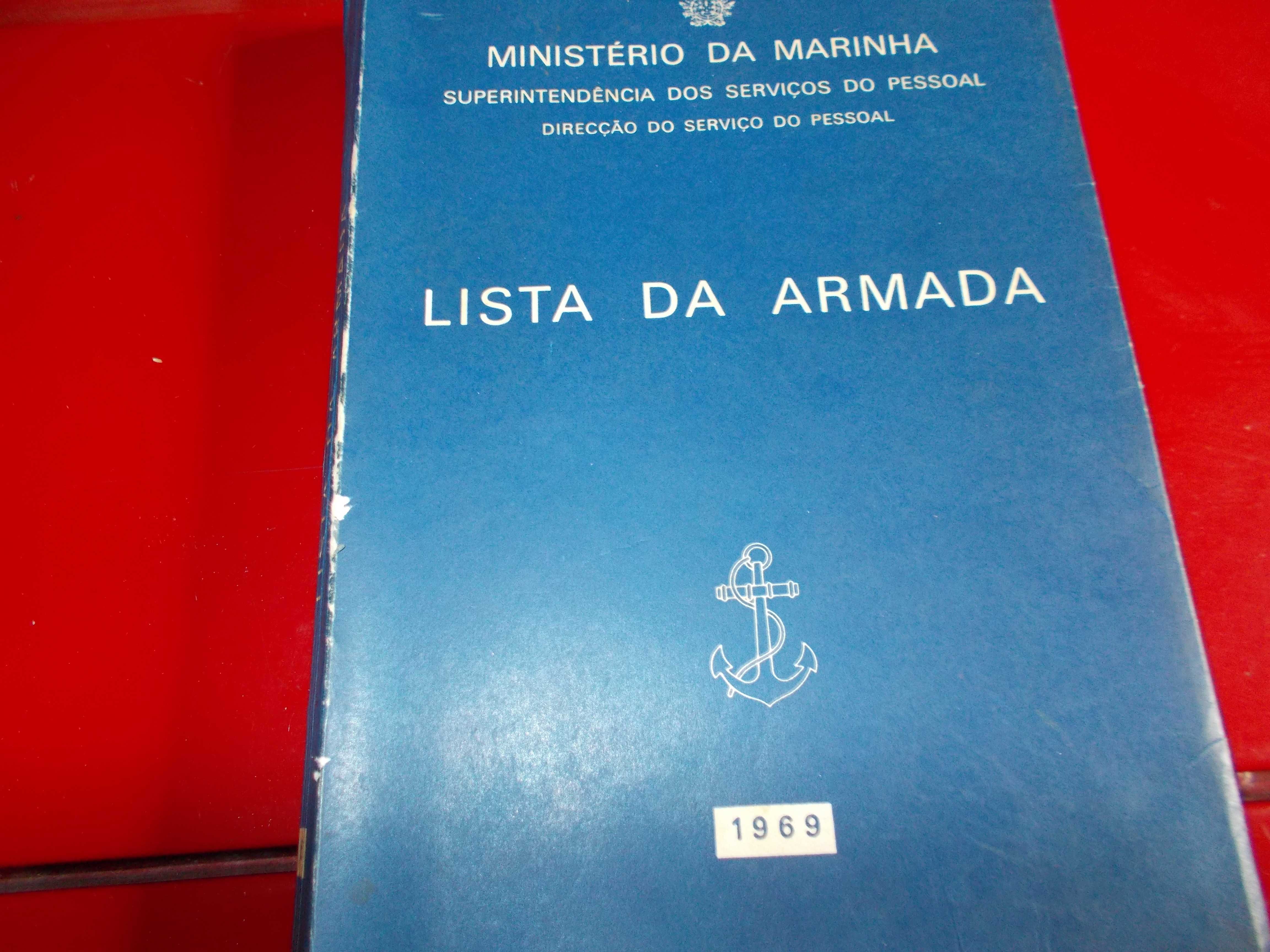 Lista da Armada .1969 .Ministério Marinha.