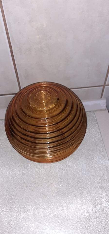 szklany klosz do lampy