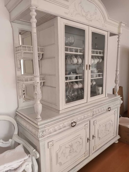 Louceiro de carvalho francês lacado