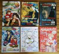 Manga Mix Odlotowe pismo mangowe 6 numerów z 2001 dla fanów mangi