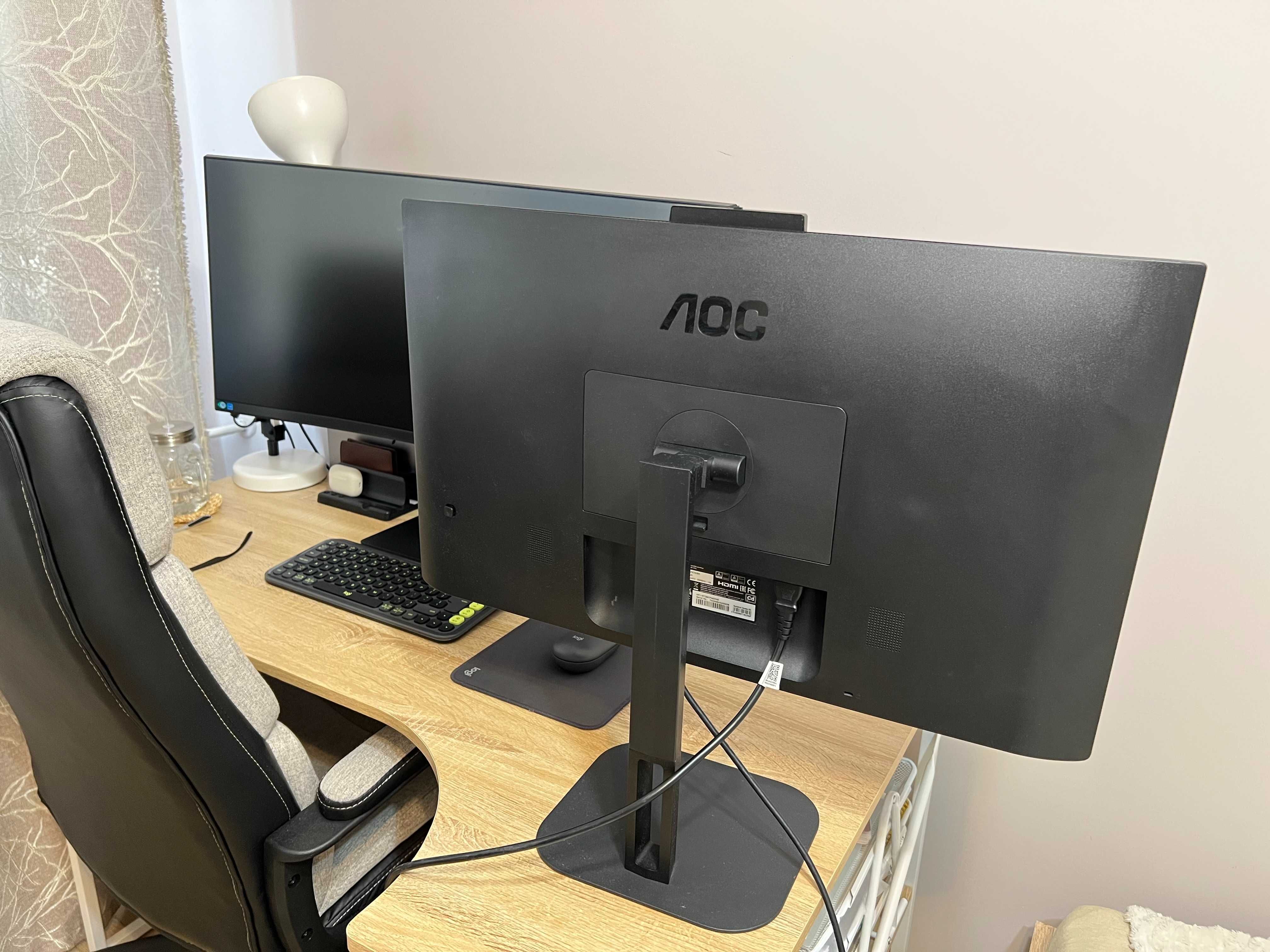 Monitor AOC 27" cali Q27V5CW/BK 2560 x 1440 (WQHD) IPS 75Hz usb-c hdmi