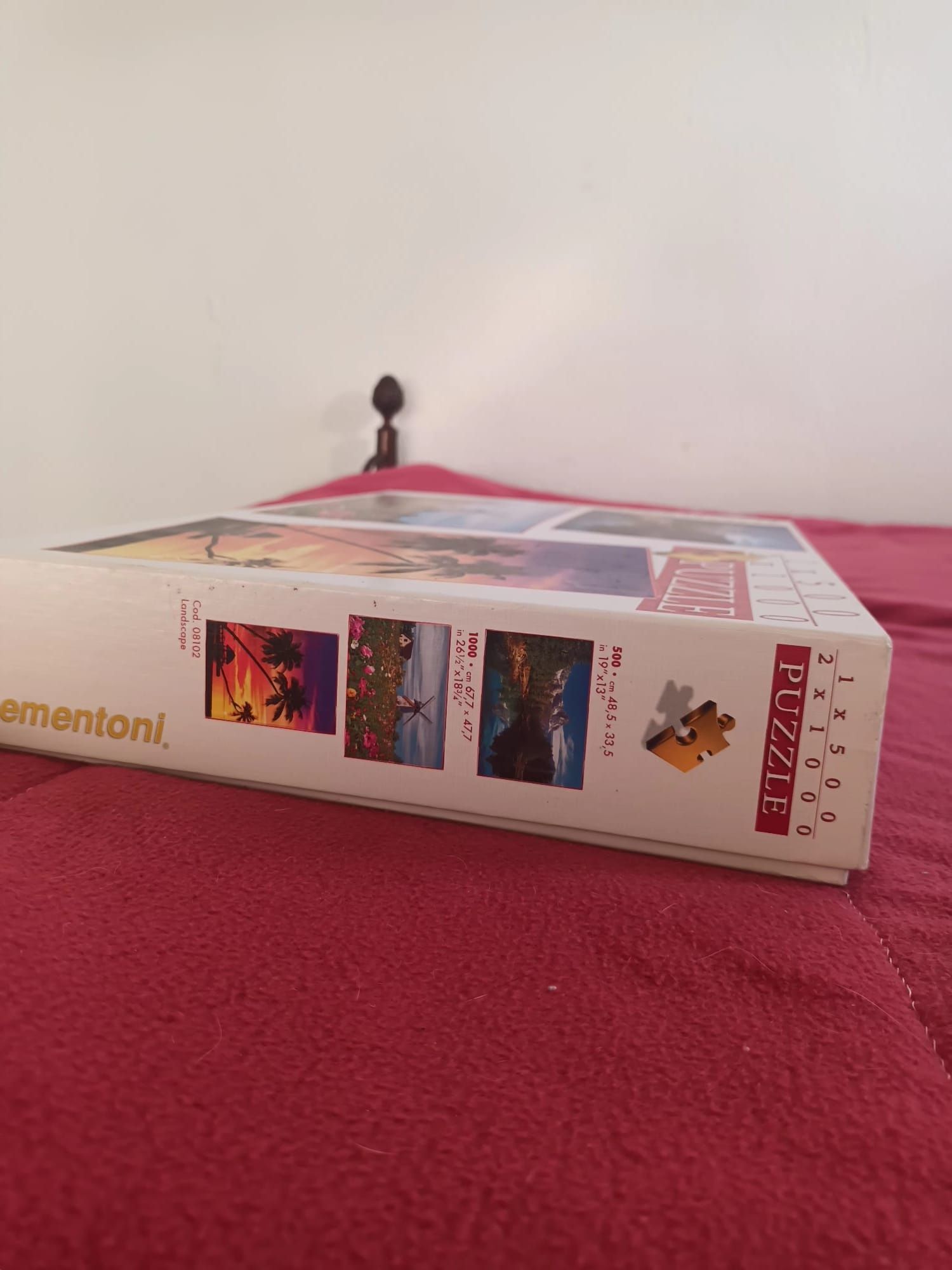 3 Puzzles Clementoni 500 e 1000 peças