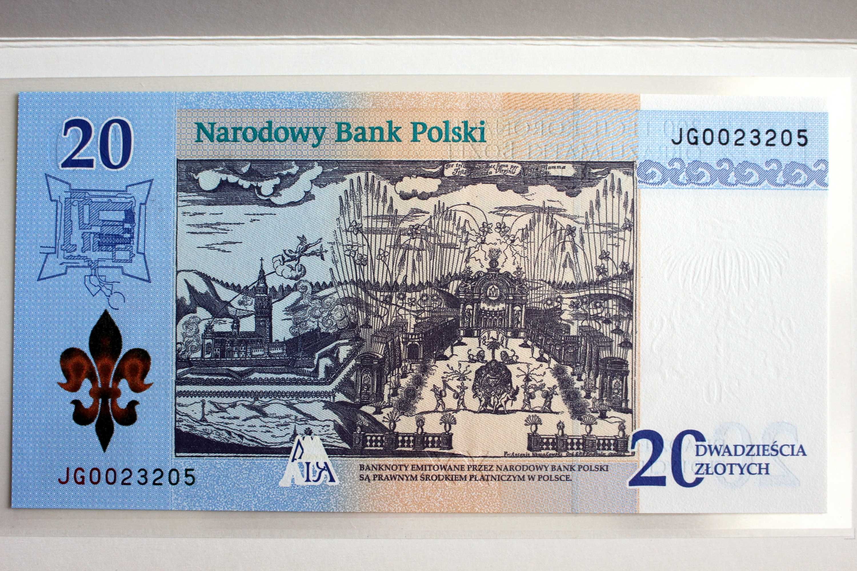20 zł 300-lecie Koronacji Obrazu Matki Bożej Jasnogórskiej + Folder