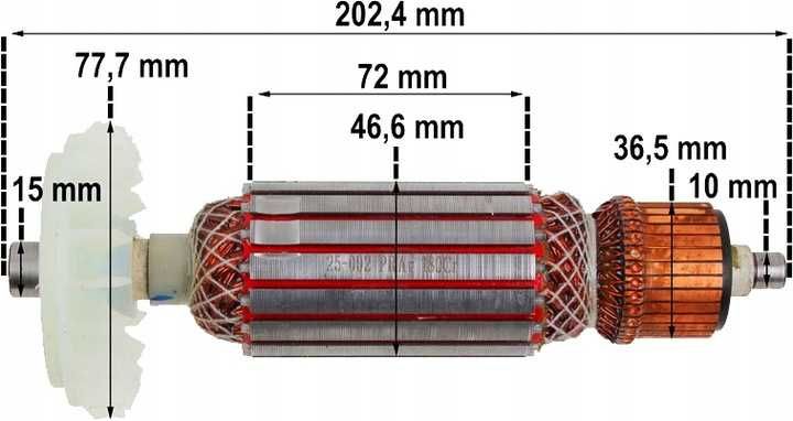 CELMA PRAG 180 CR wirnik do szlifierka kątowa 230v ORYGINAL