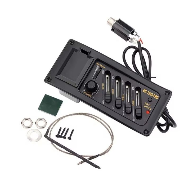 Звукосниматель пьезо для гитары тюнер эквалайзер Fishman Presys Blend