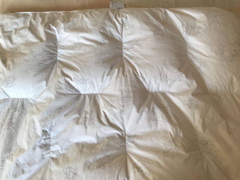 Śliczna leciutka kołdra puchowa 500 g 100/135cm