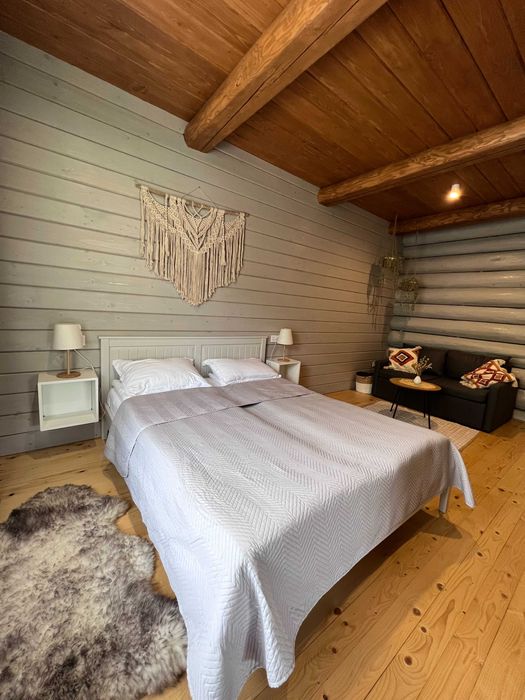 СУЧАСНИЙ БУДИНОК, відпочинок В КАРПАТАХ біля річки та лісу, зал 30м2