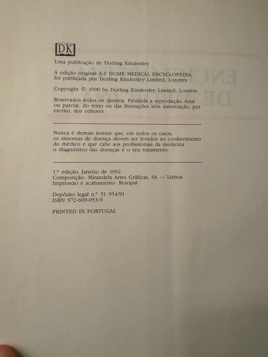 Enciclopédia de Medicina 2 volumes