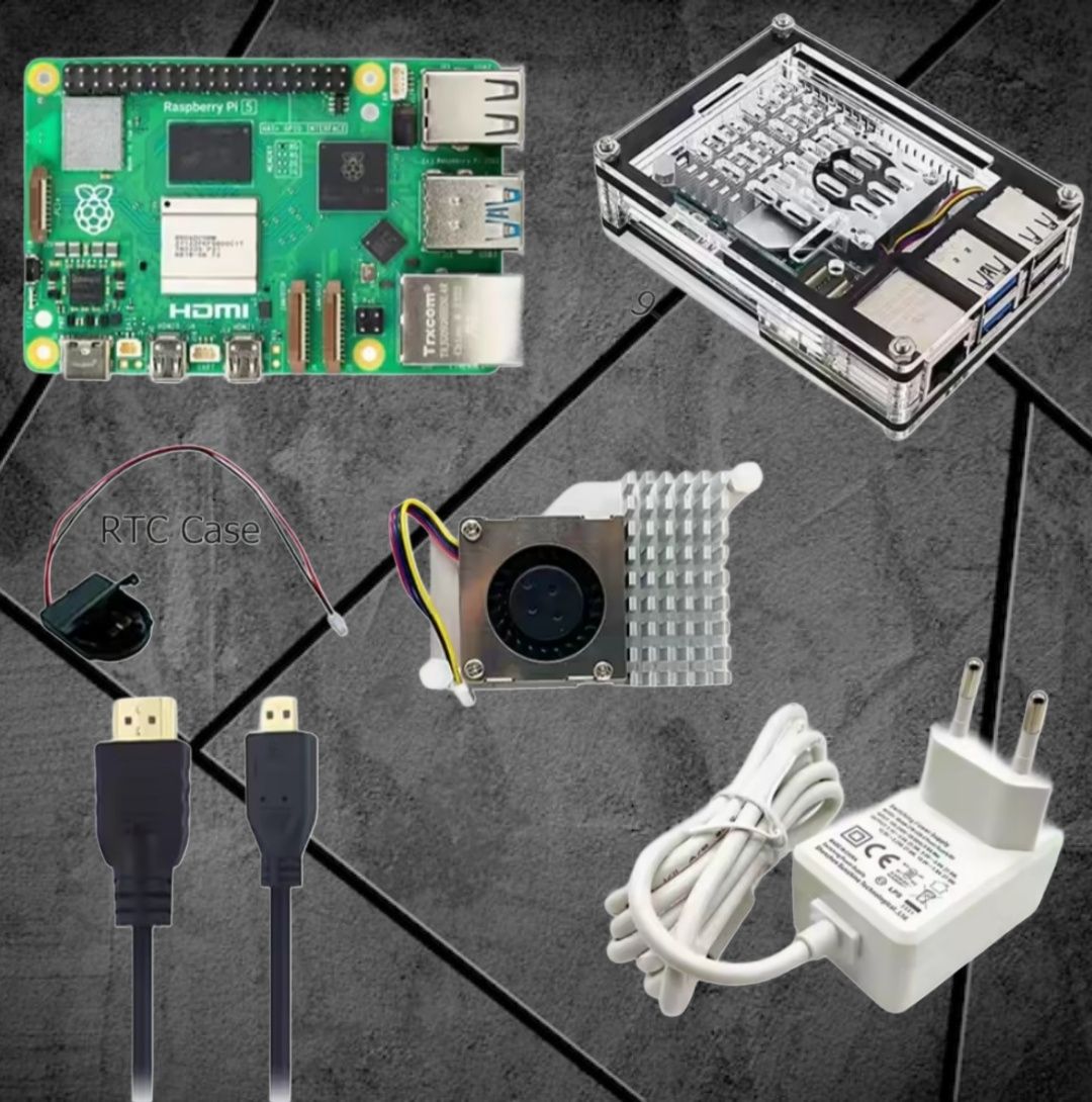 Микрокомпьютер Raspberry PI 5 8Gb