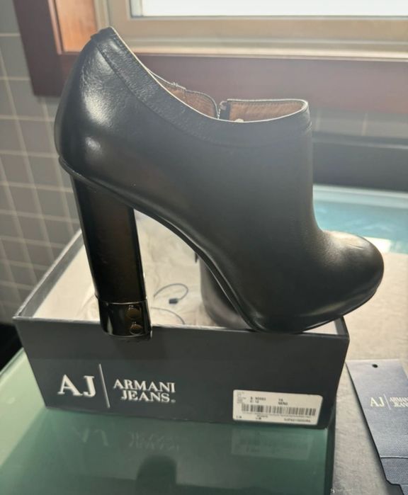 Botins em pele - Armani