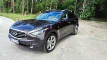 Infiniti QX70 Polski salon + dwa komplety kół + ekskluzywne skórzane walizki
