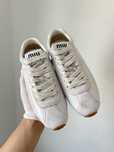Кеди Miu Miu Plume nappa leather sneakers кеды миу кроссовки миу миу