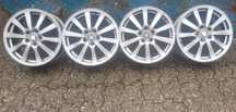 Komplet 4x alufelgi Seat 5x112, ET46 R17. KBA 47637 + śruby