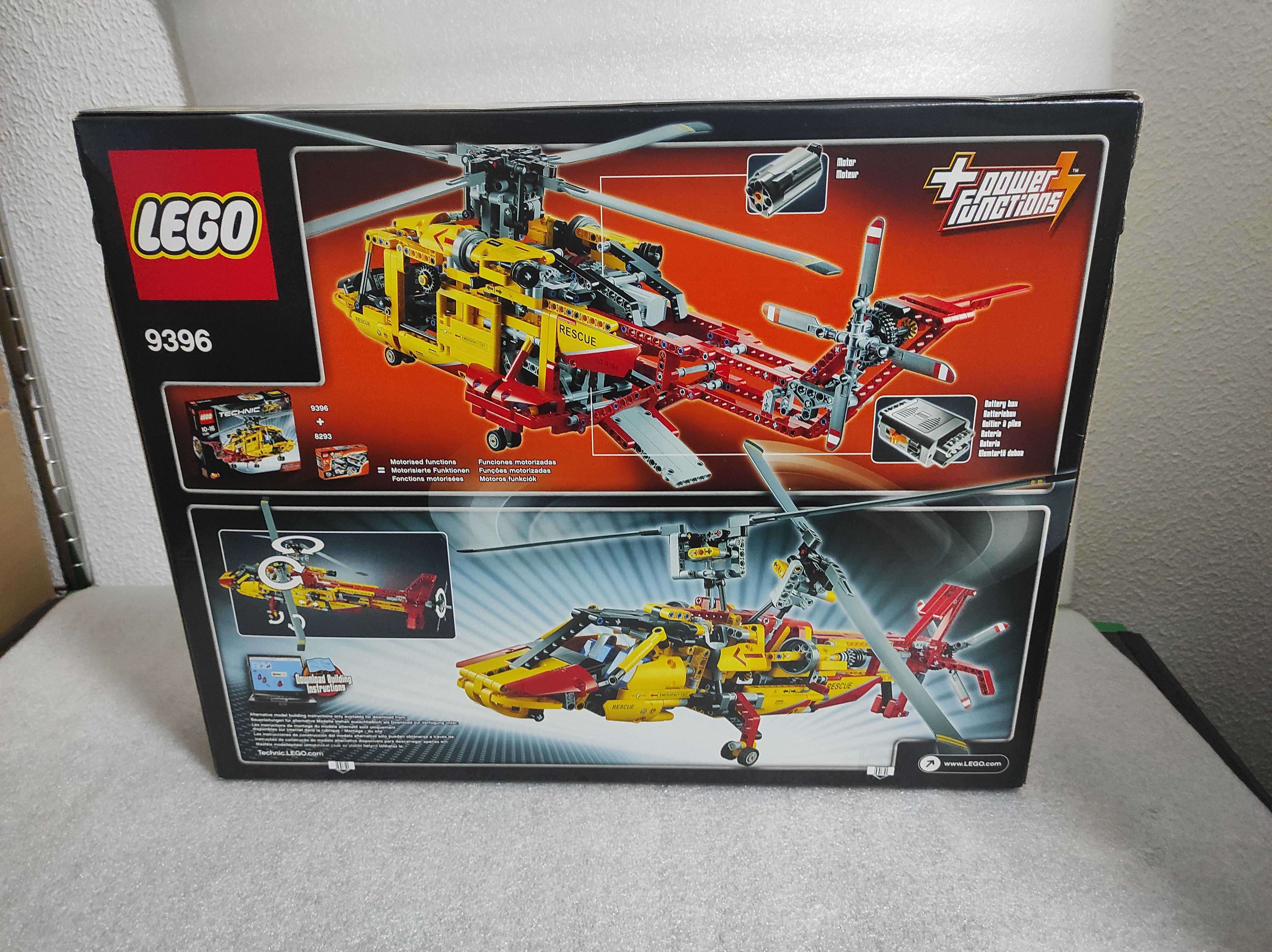 LEGO 9396 Helicopter Technic Novo e Selado 2012 Descontinuado