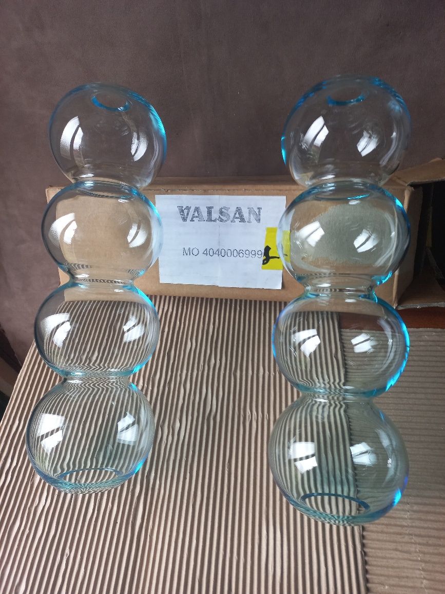Vasos em vidro esferico ( VALSAN)