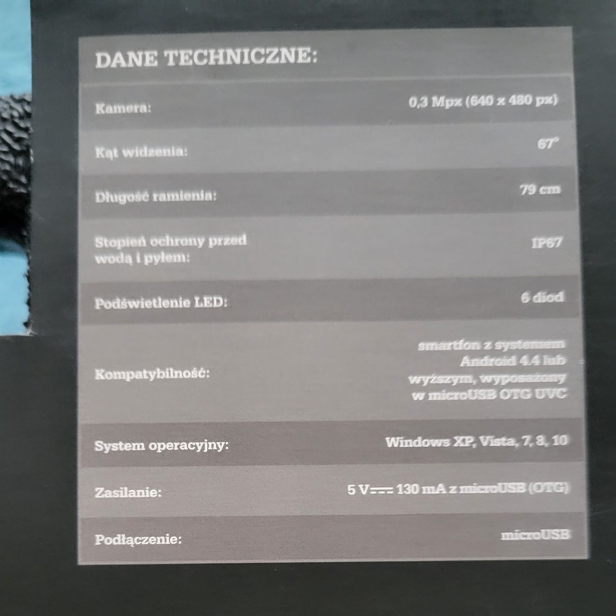 NOWA Kamera inspekcyjna