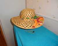 Летняя соломенная шляпа натуральная удобная панама пляжная