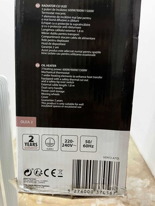 Esquentador elétrico EQUATION OLEA 2 novo