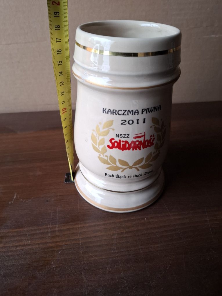 Stary kufel górniczy KWK Wujek karczma piwna