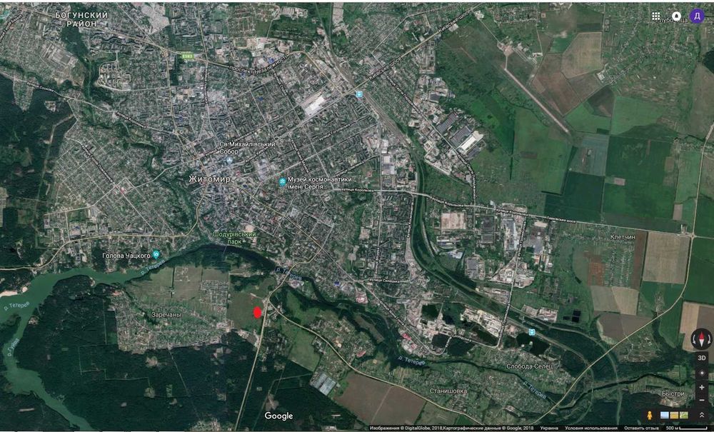 Продаж земельної ділянки комерційного призначення, площа 1.1066 Га