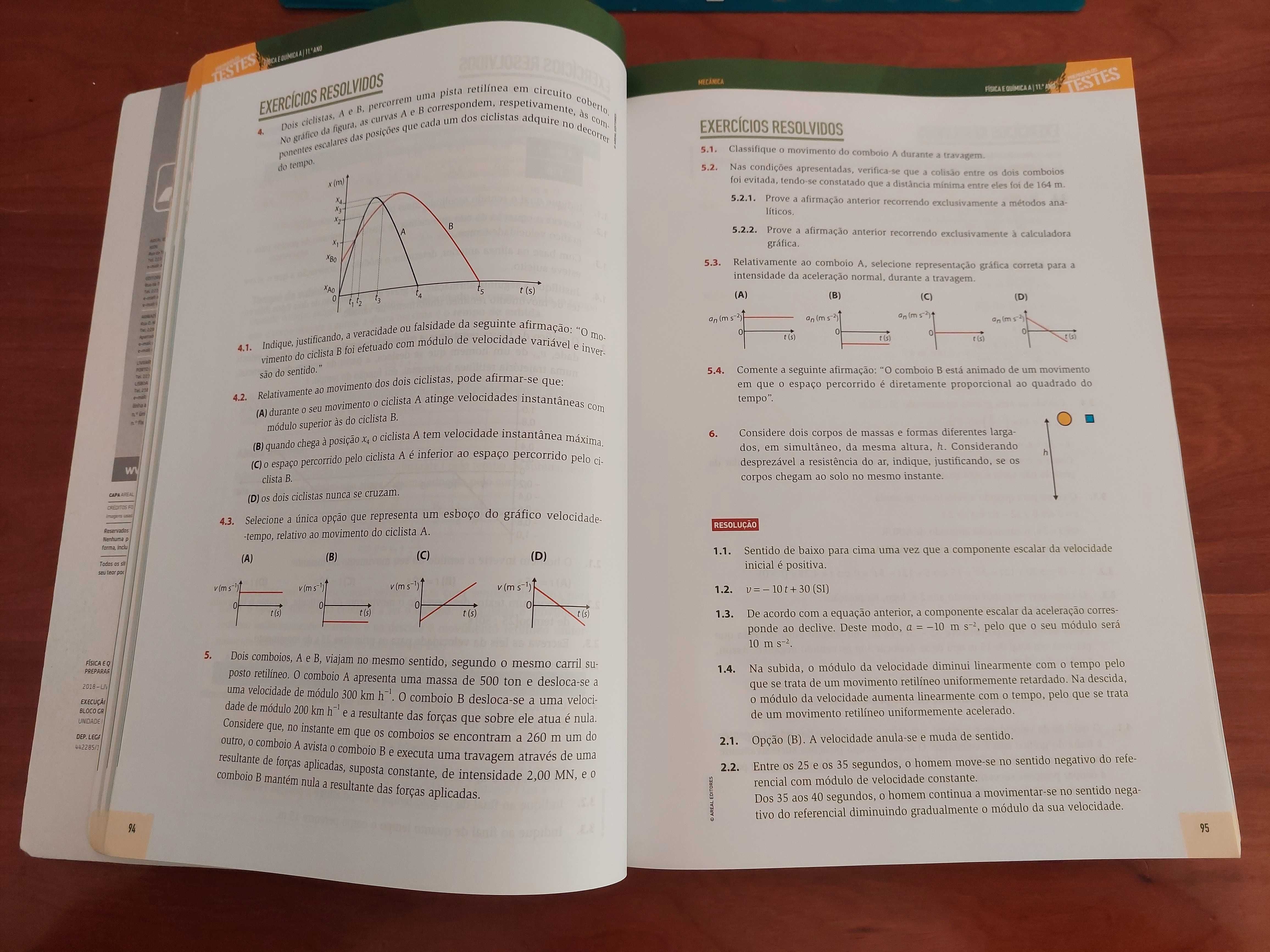 Livro: Preparar os Testes - Física e Química A 11° ano