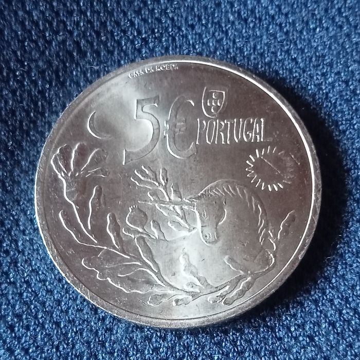 moeda de 5.00  Unicornio