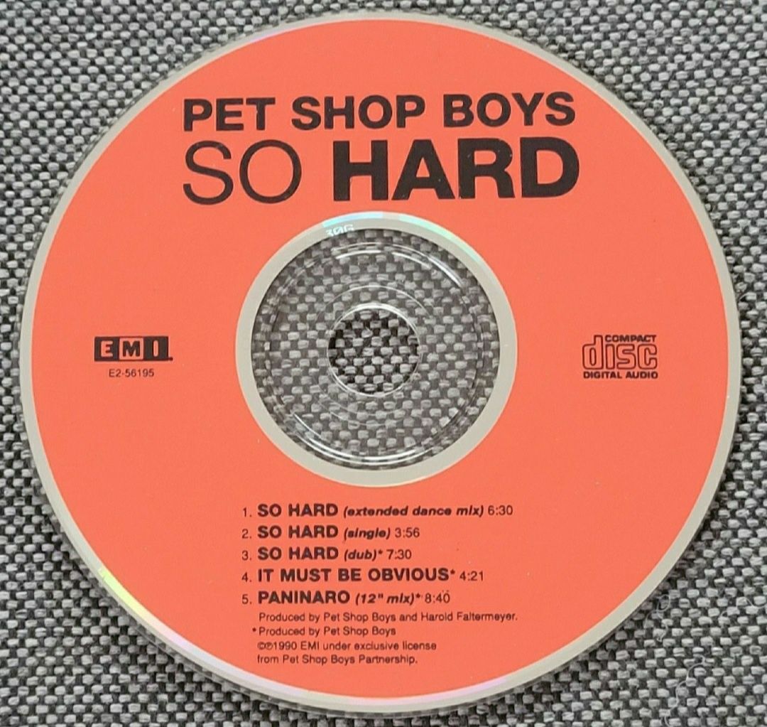 Pet Shop Boys So Hard USA CD Maxi Single