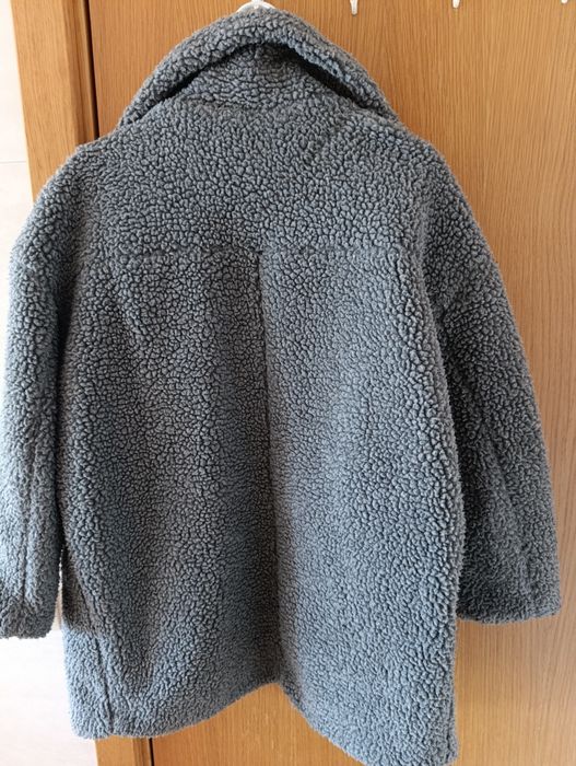 Casaco Teddy cinza