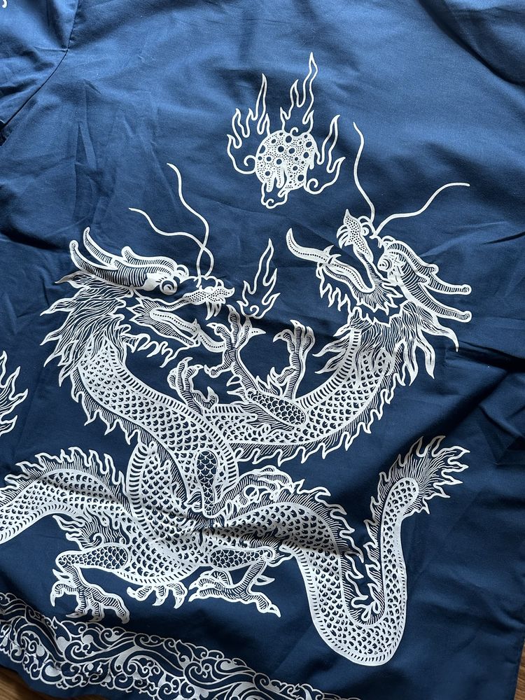 Гавайка Рубашка з коротким рукавом сорочка Dragon Japanese Maharishi