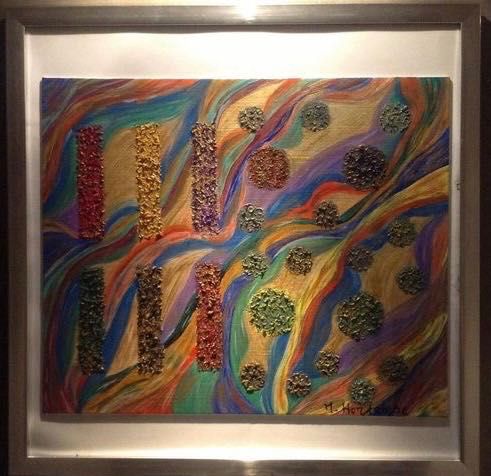 Quadro decorativo com moldura