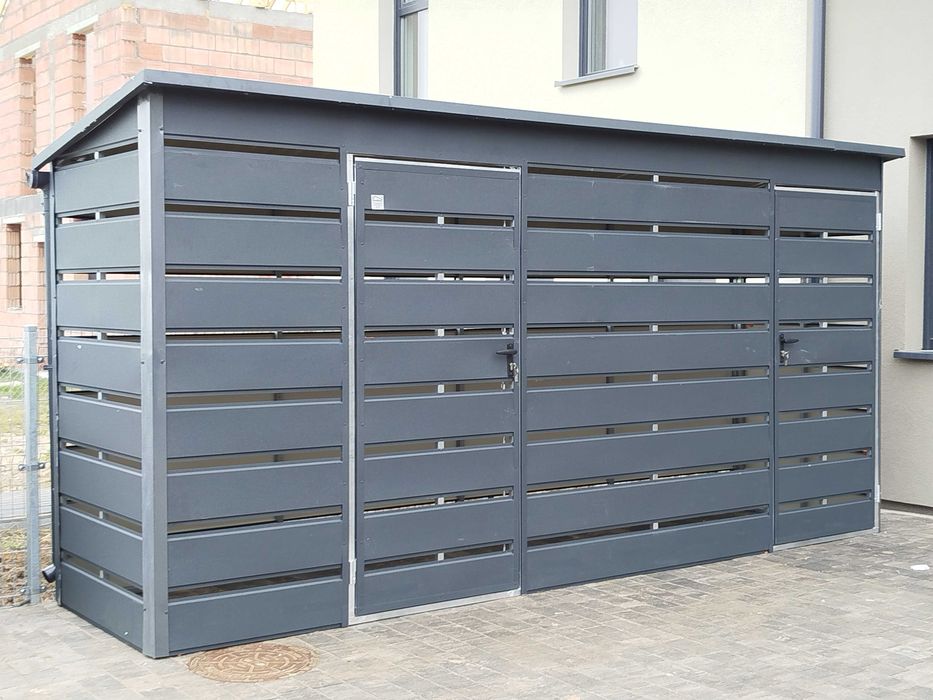 Wiata Panelowa Śmietnikowa