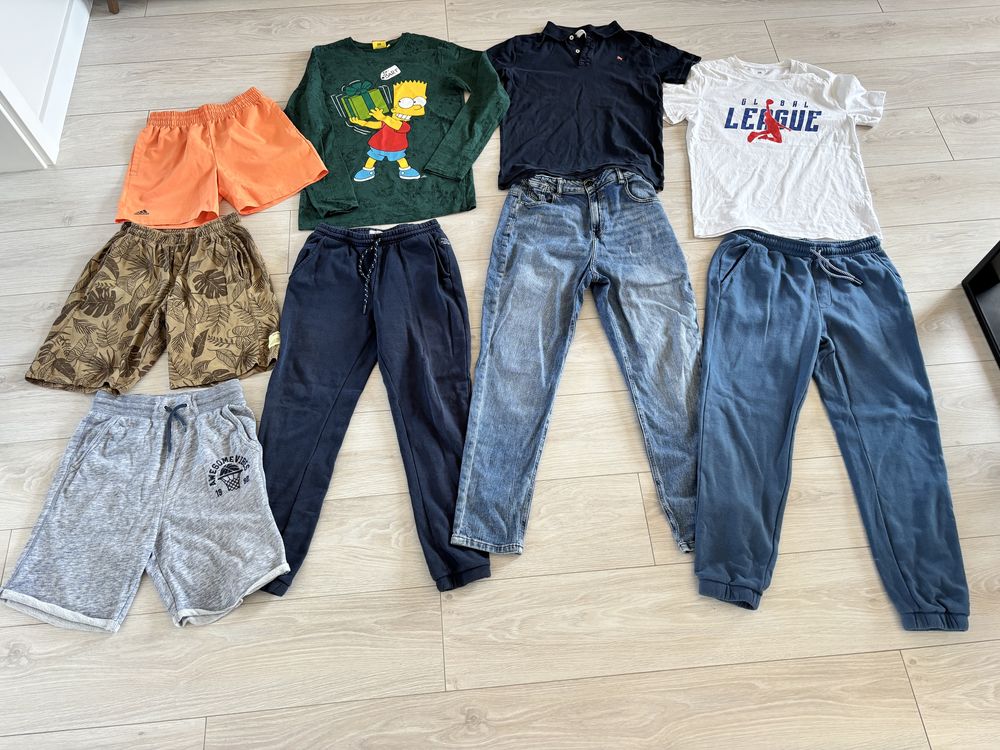 Zestaw ciuchów chłopiec h&m reserved 164