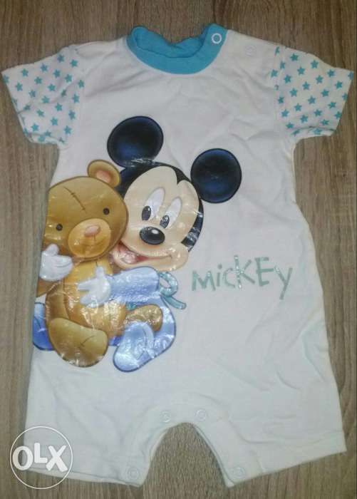 Disney uroczy rampers body Myszka Miki 0-3 mcy