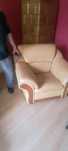 Komplet skórzany sofa, 2 fotele