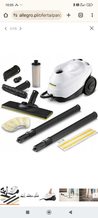 Parownica Karcher myjka parowa SC 3 ciśnieniowa