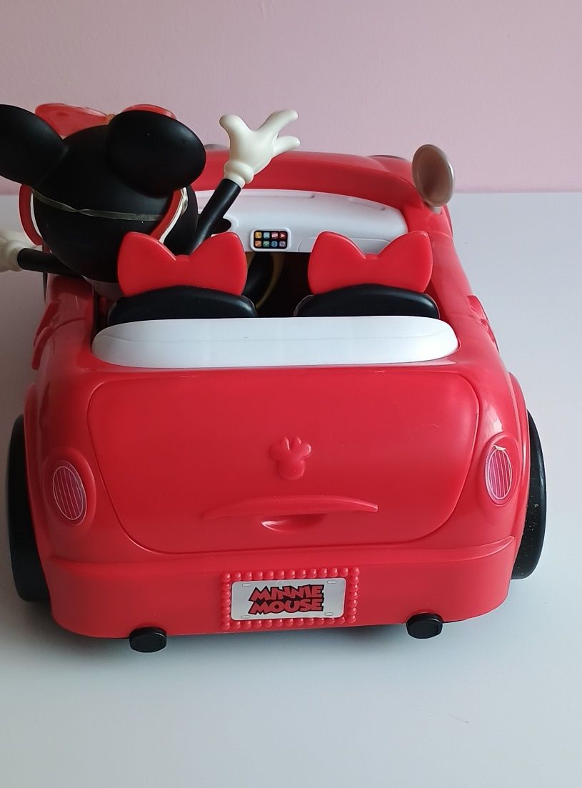 Myszka MINNIE MOUSE z kabrioletem jak nowa